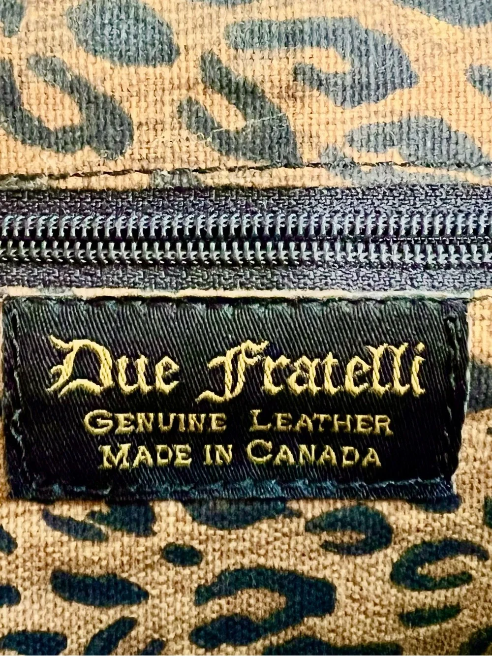 Due Fratelli Genuine Leather Kelly Style Satchel Crossbody Black Made in Canada